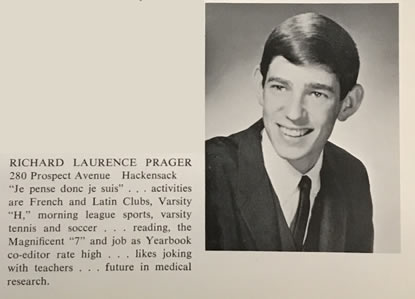 Richard Prager Yearbook Photo